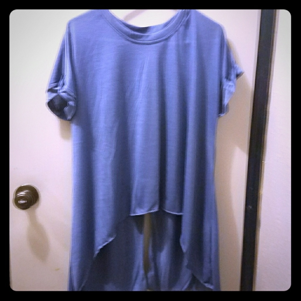 Split back shirt